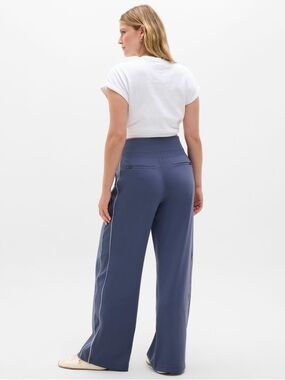 Athleta Venice High Rise Track Stripe Wide-Leg Pants